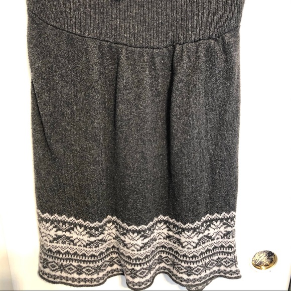 Roxy Fair Isle Hooded Sweater Dress Juniors Size Large - Picture 7 of 9